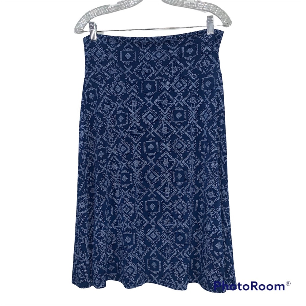 LuLaRoe size Large blue skirt - Picture 8 of 8